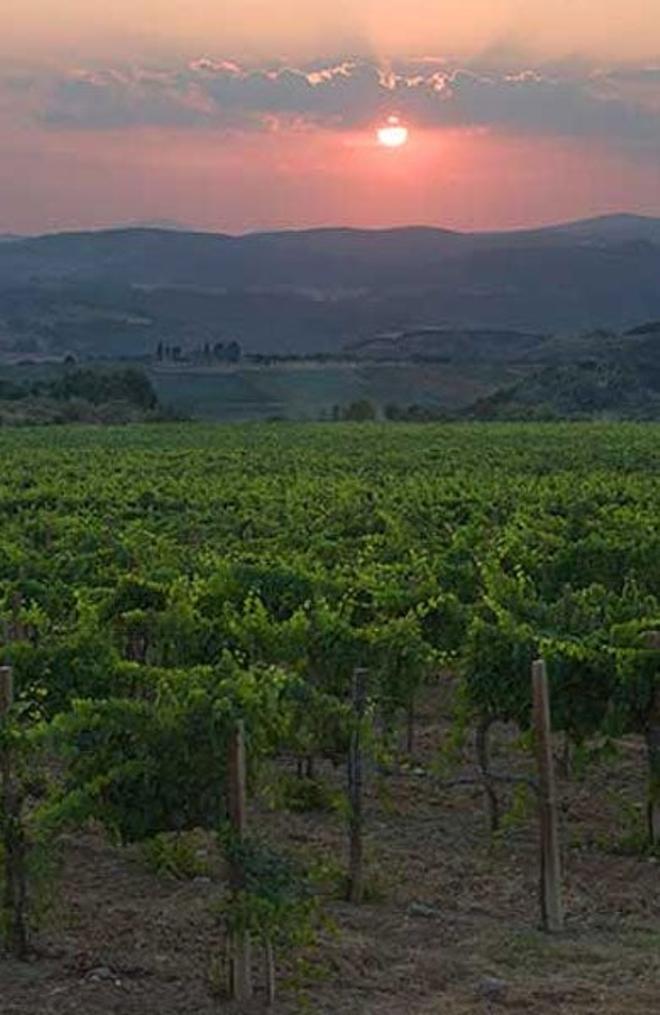 Italia, el burgo de la colina