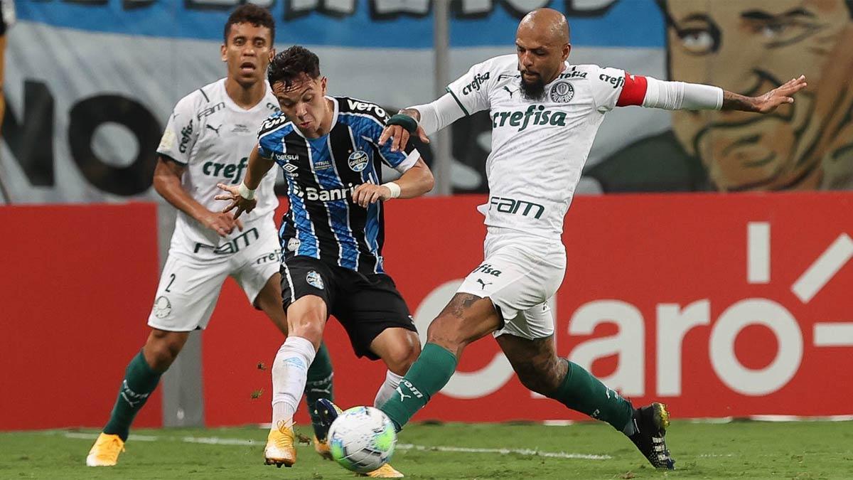 El Palmeiras ganó 0-1 al Gremio en la final ida del torneo del KO