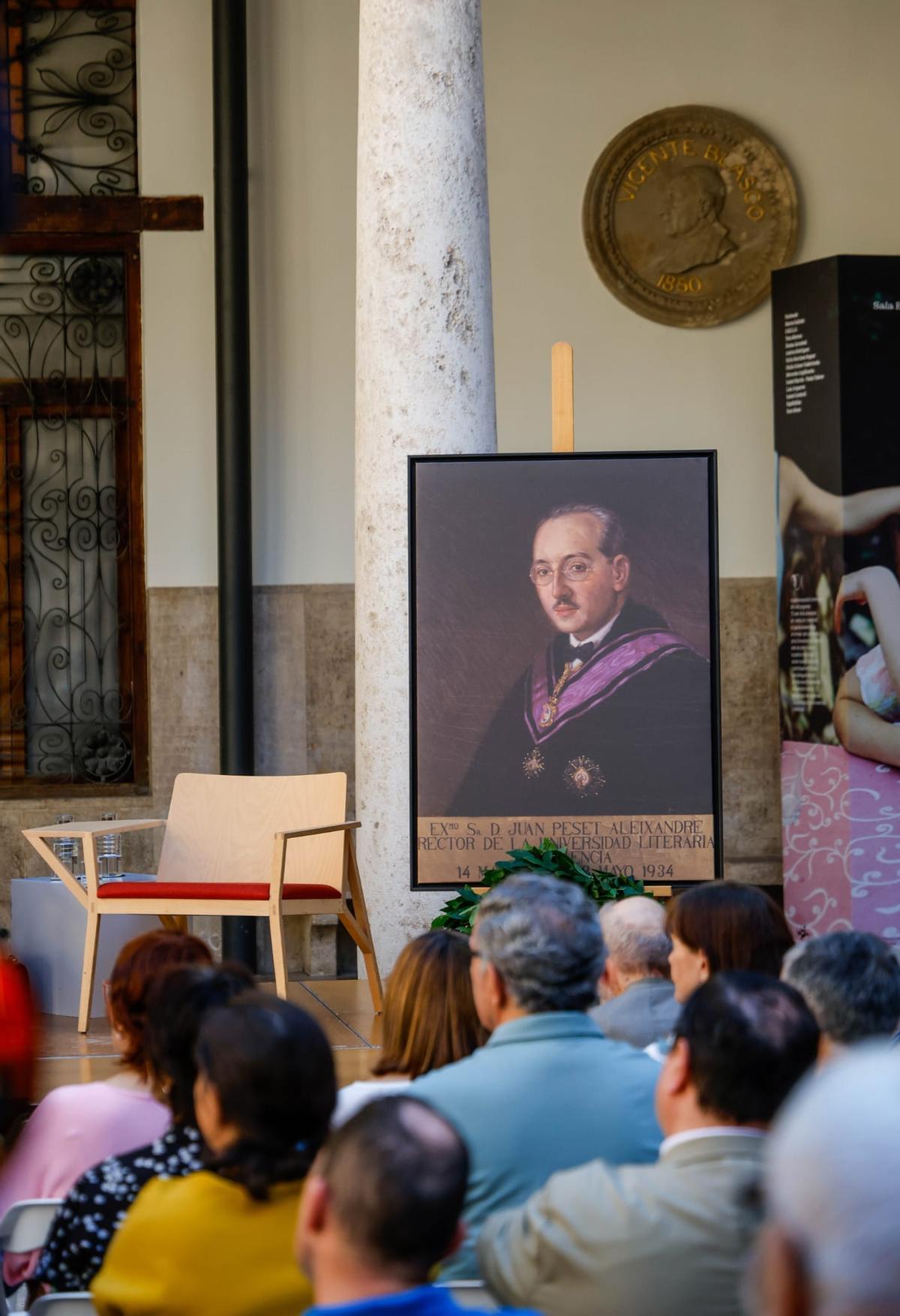 Retrato del rector.