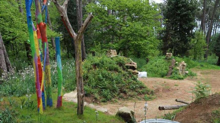 La zona a estrenar aún está pendiente de ser adecentada. // Muñiz