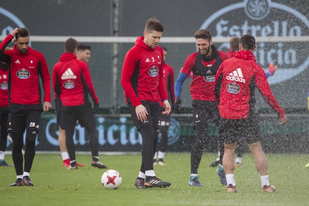 El Celta reanuda los entrenamientos para preparar el encuentro contra el Barcelona en Copa