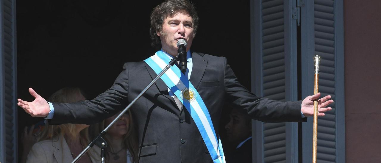 El presidente argentino, Javier Milei.