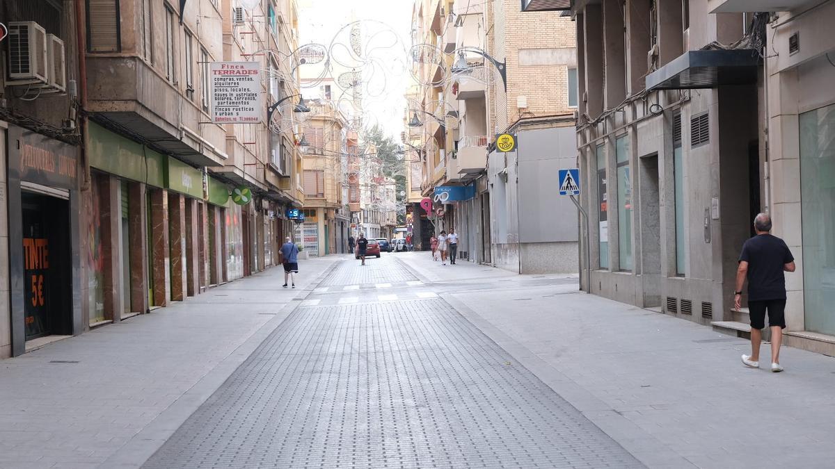 La calle Dahellos de Elda se convertirá en el bulevar de la Mejor Calzada de España.