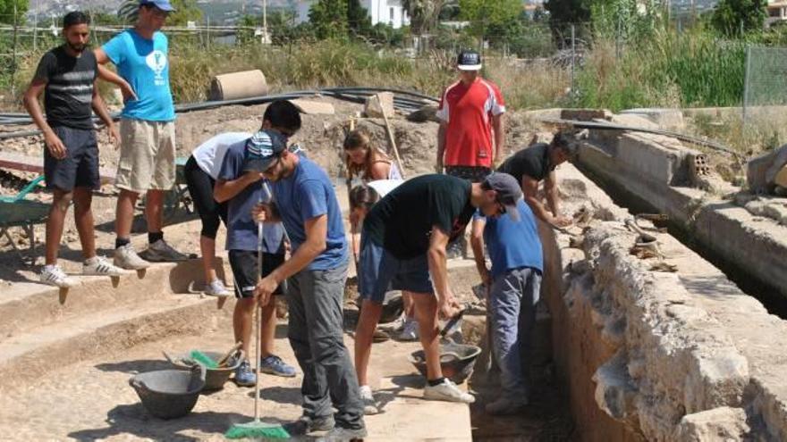 Descubren restos arqueológicos de una construcción del poador del Pontet en Altea