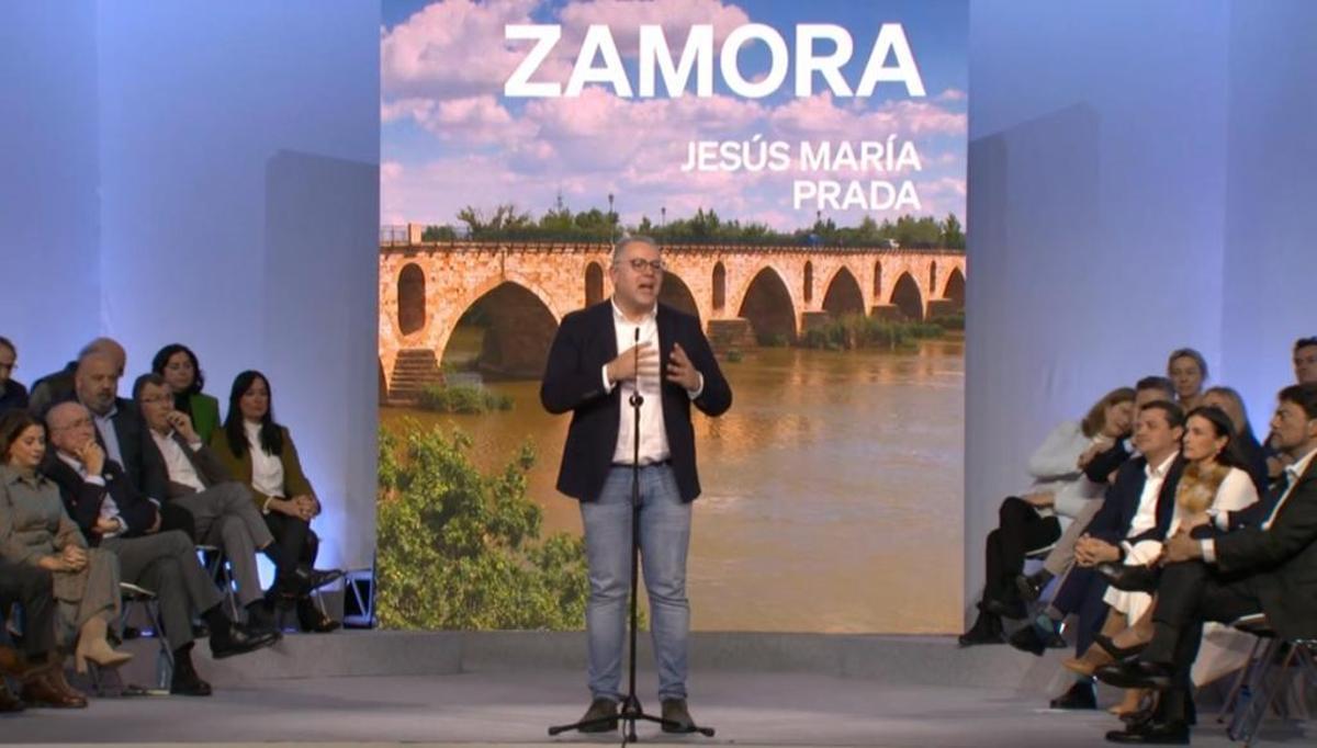 El candidato del Partido Popular a la Alcaldía de Zamora, Jesús María Prada Saavedra.