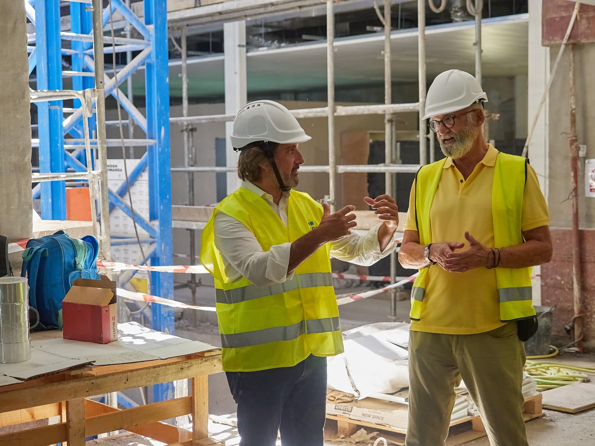 Obras de rehabilitación del edificio de servicios administrativos del Parlamento de Canarias