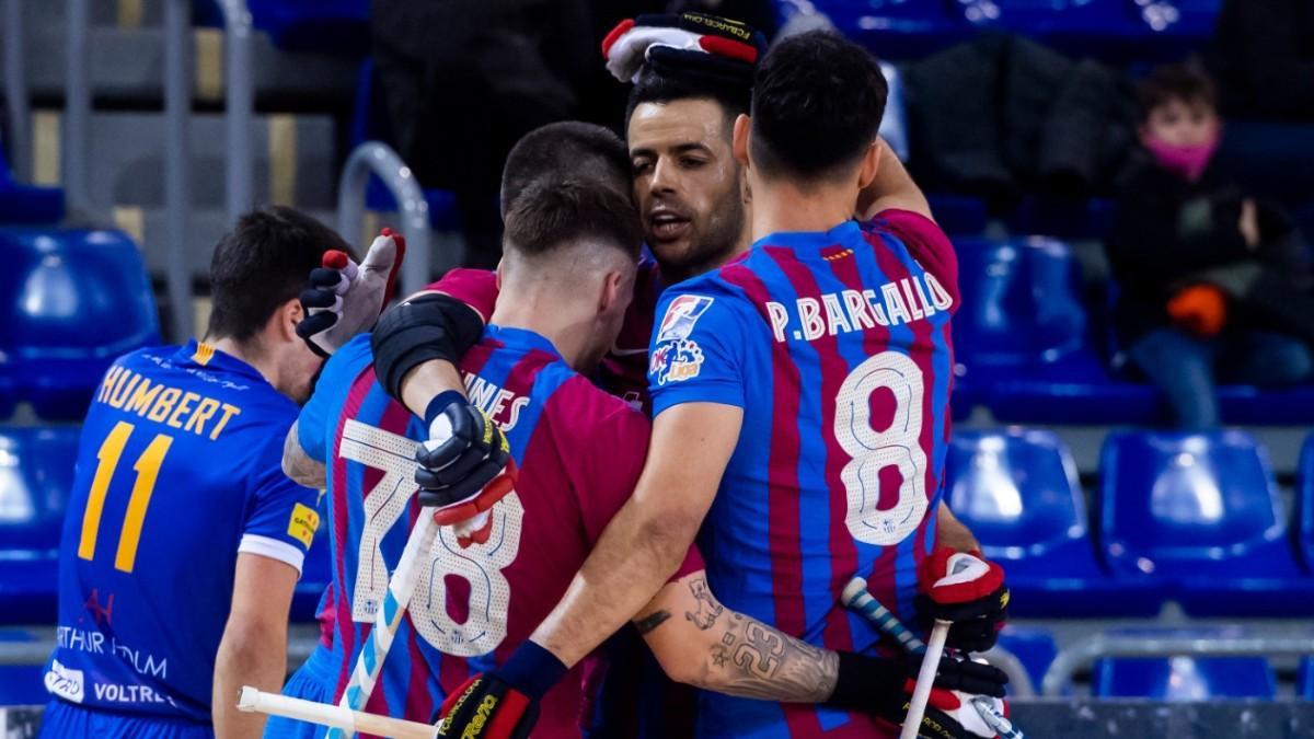 El Barça de hockey estrenó 2022 con solvencia