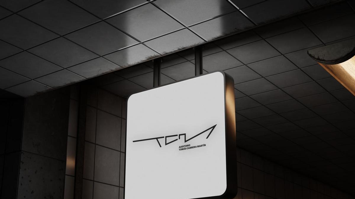 Una simulación de un cartel con la nueva imagen del Auditorio Insular Tomás Cabrera Martín