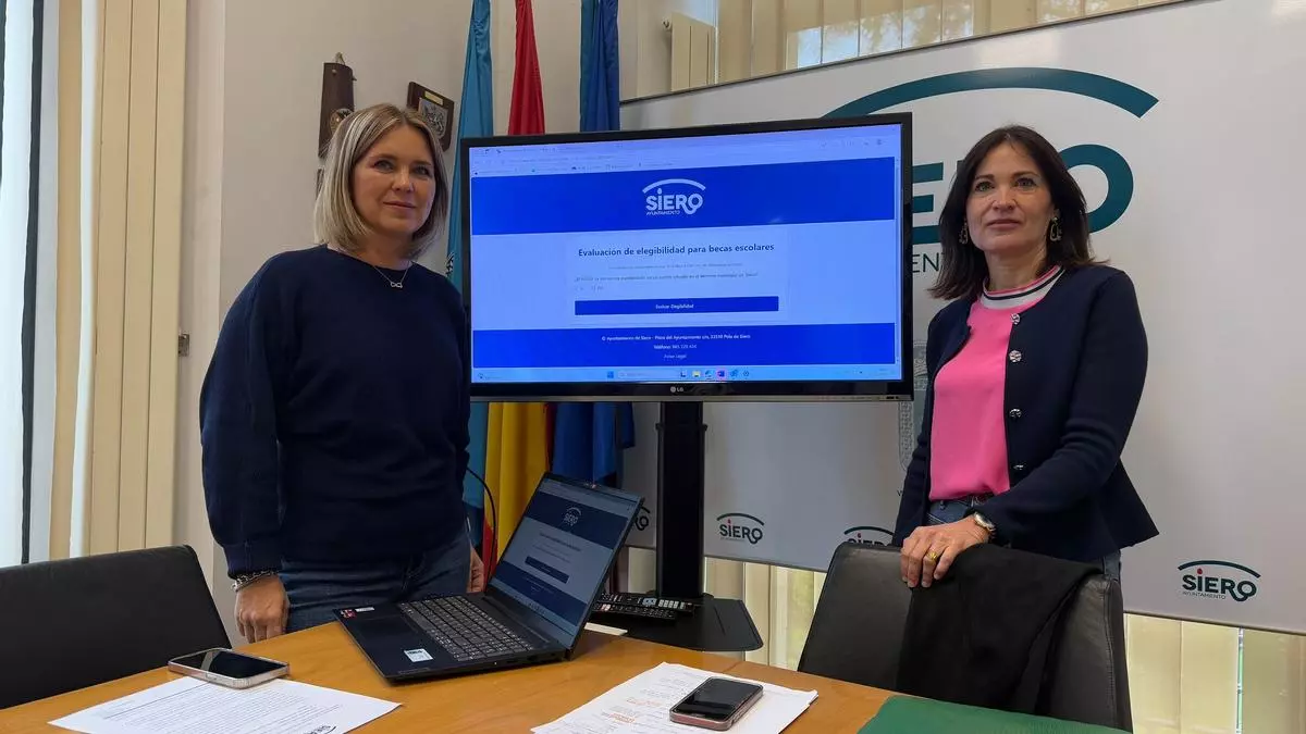 Siero pone en marcha un simulador para facilitar el acceso a las becas de comedor y material escolar