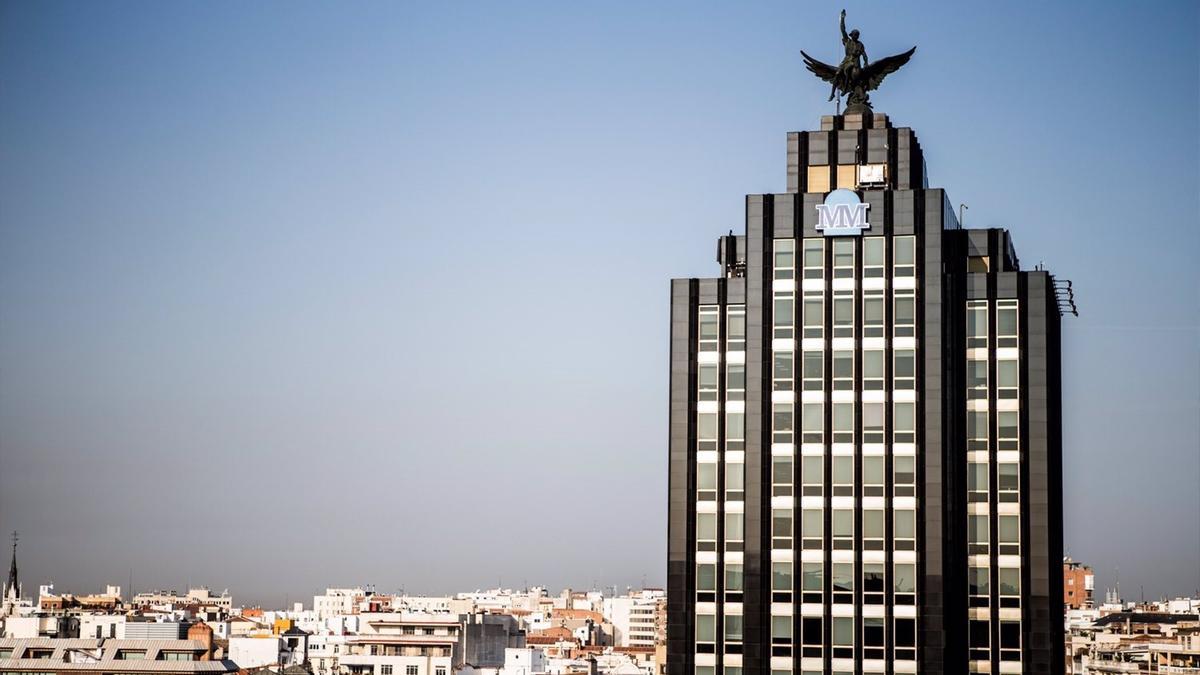 Edificio sede de Mutua Madrileña en Madrid.