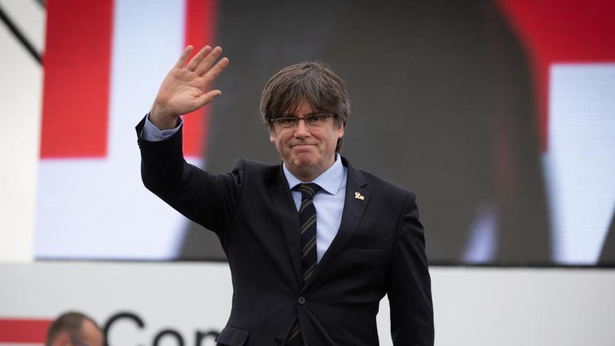 Una imagen de Carles Puigdemont durante un acto.