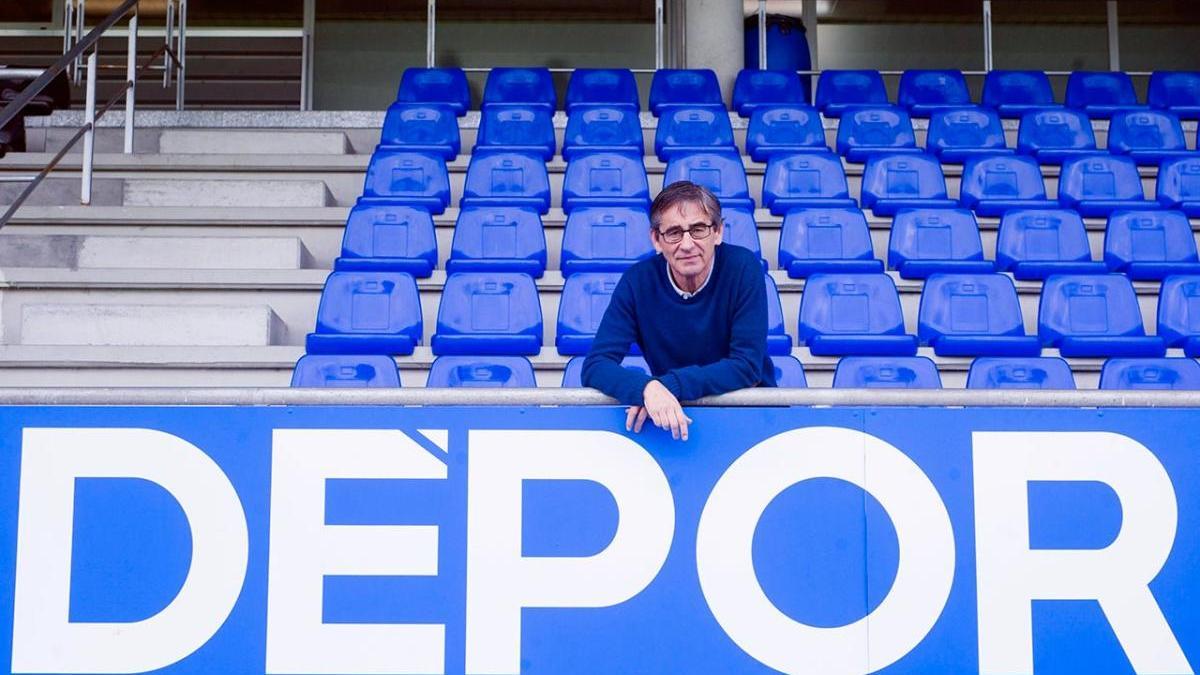 Fernando Vázquez, entrenador del Deportivo