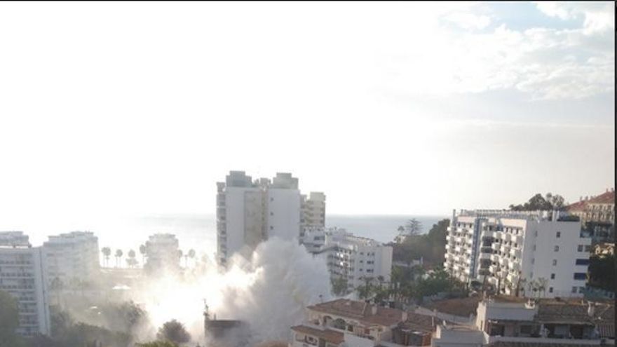 Incendio en el Tívoli la noche del sábado 12 de julio