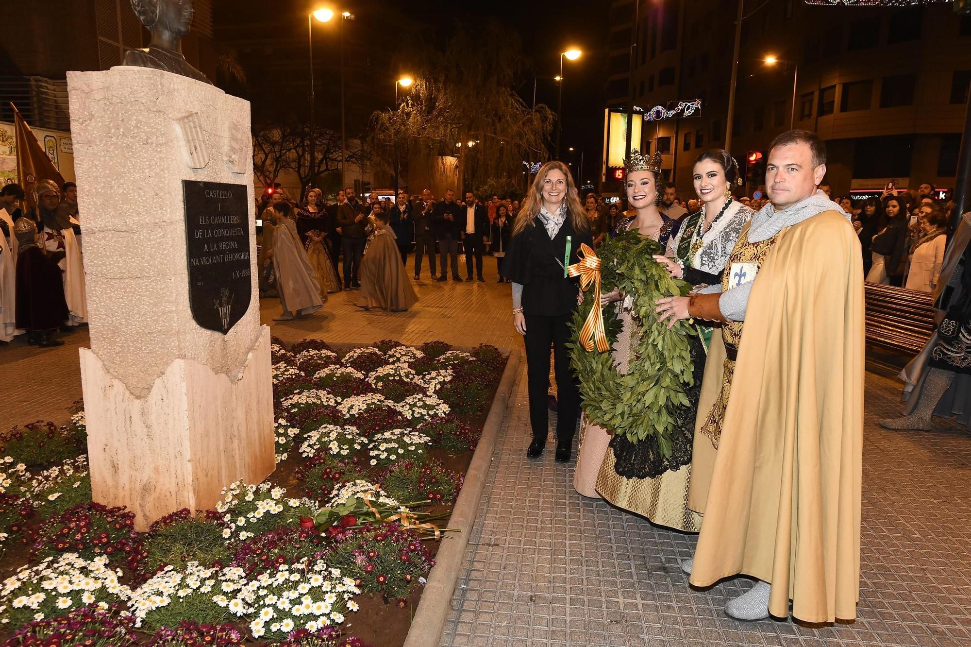 Homenaje a Na Violant durante la Magdalena del 2019, la última que se pudo celebrar antes de la pandemia.