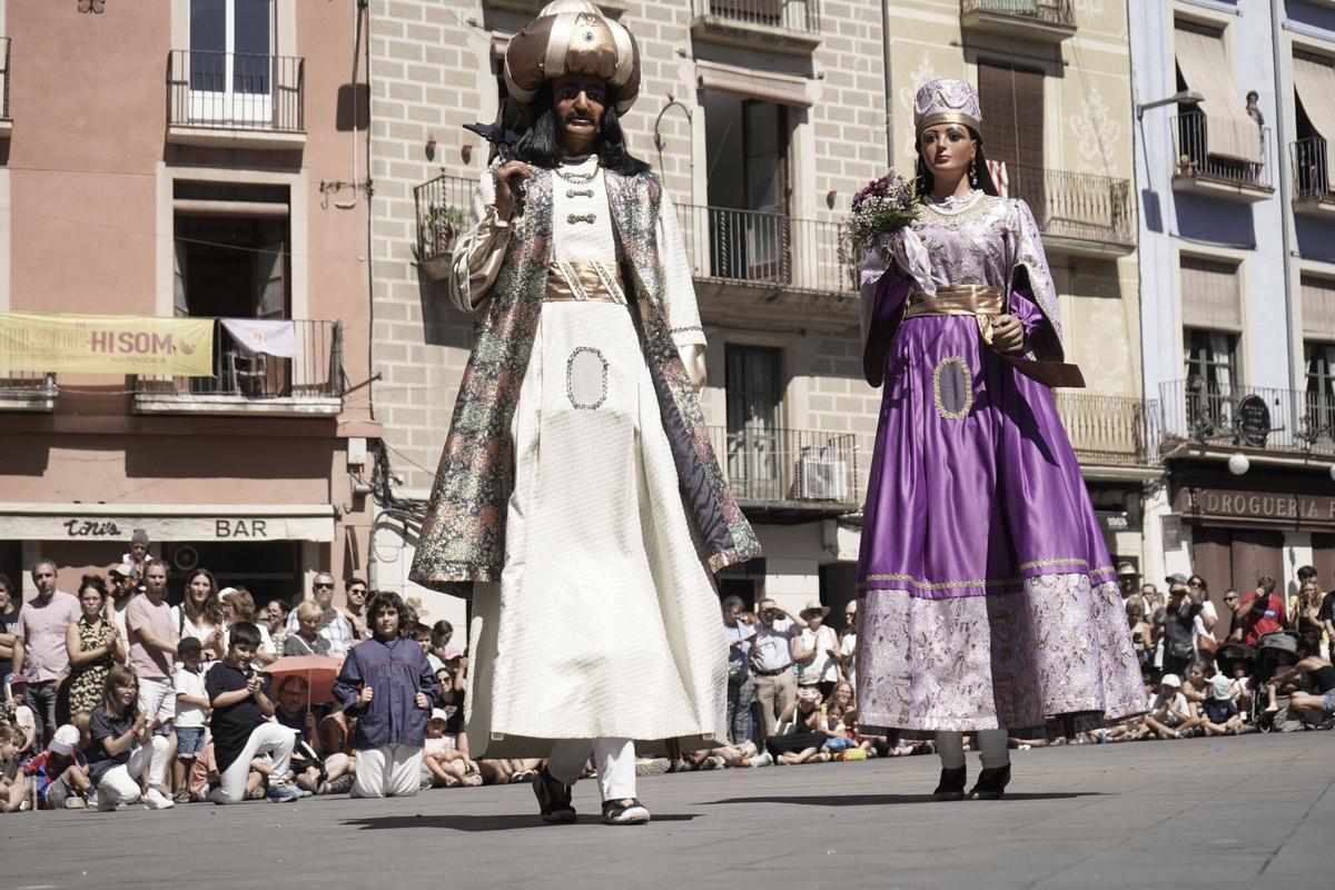 La imatgeria ha generat una gran expectació durant el diumenge de Festa Major de Manresa