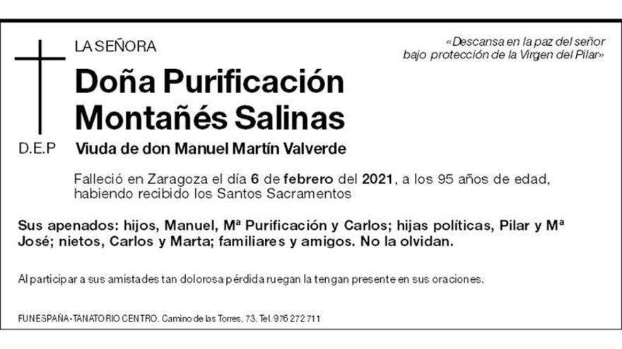 Purificación Montañés Salinas