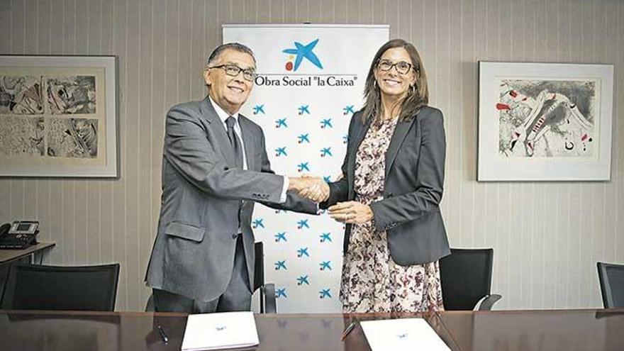 Convenio de la Caixa y la asociación del cáncer