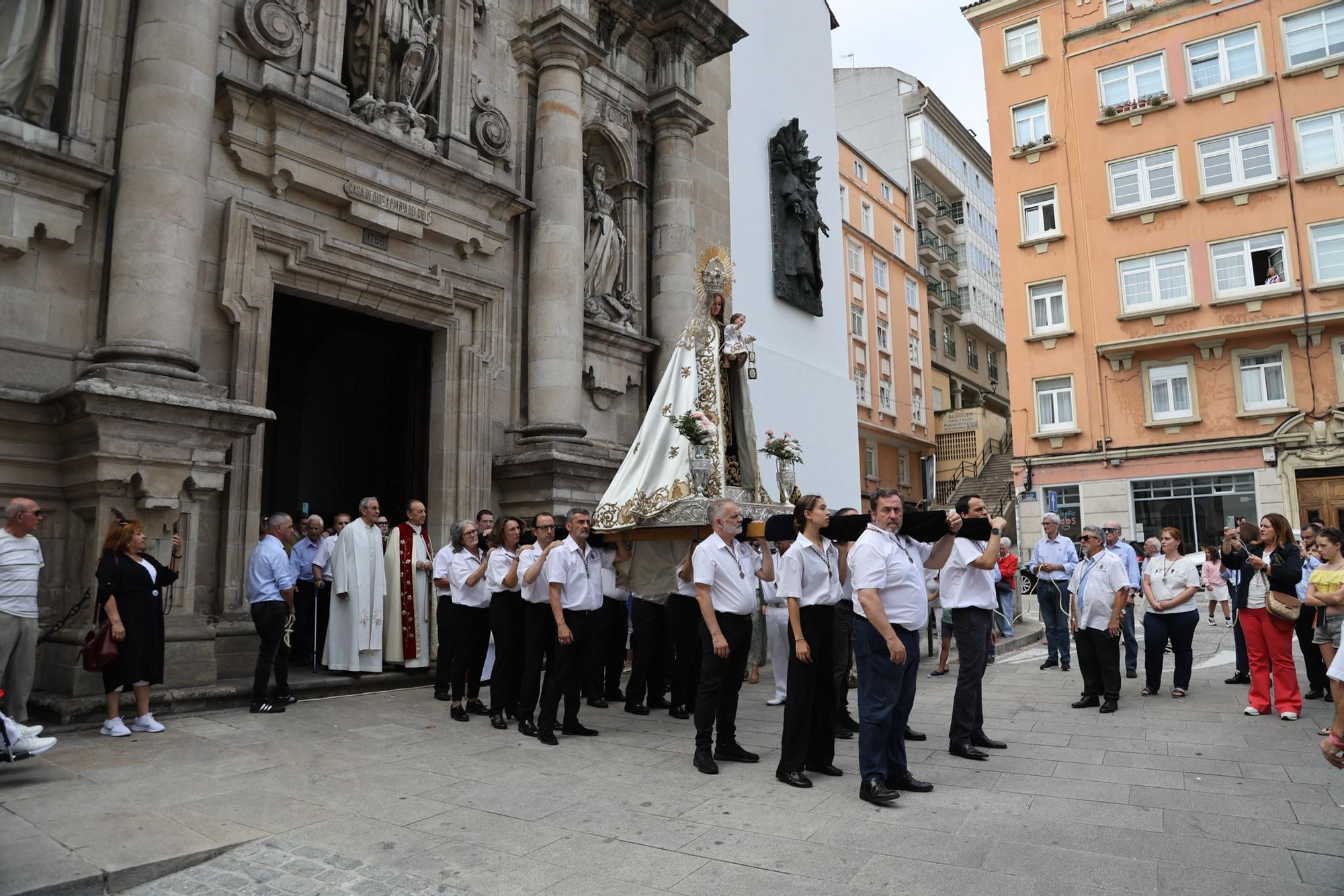 Procesión de la Virgen del Carmen en A Coruña