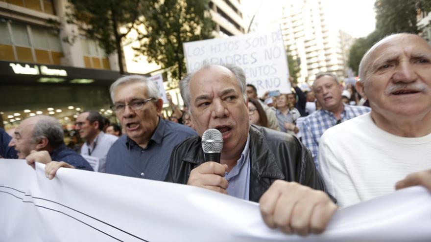 Protesta a favor del pin parental en Murcia