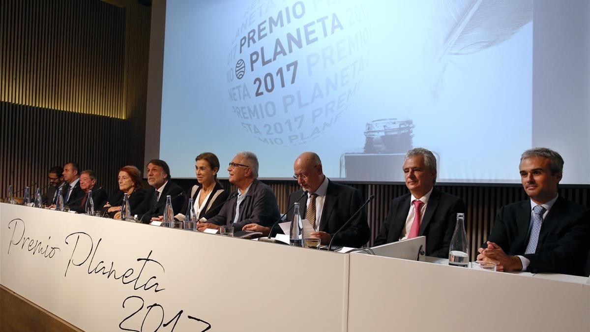 Presentación del Premio Planeta 2017, en el Hospital de Sant Pau.