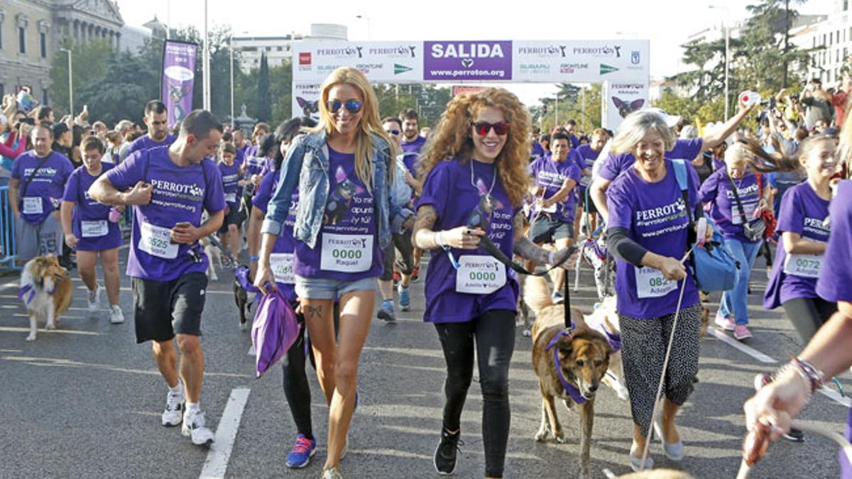 Línea de salida de la sexta carrera Perrotón Madrid