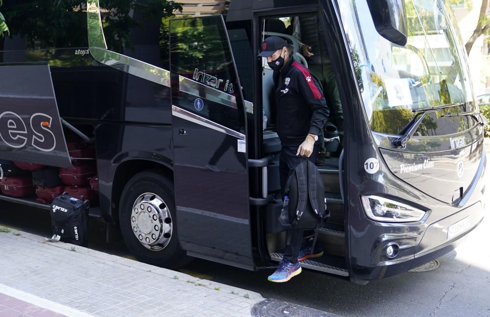 Llegada de los equipos a los hoteles