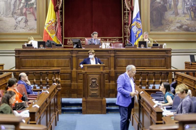 Pleno del Parlamento de Canarias  preside Gustavo Matos , presidente del gobierno , Victor Torres   | 19/05/2020 | Fotógrafo: Delia Padrón