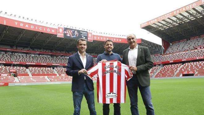 La presentación de Nicolás Larcamón: de su conversación "sincera" con Trejo, a las referencias a Luis Enrique y Klopp a su estilo en el Sporting