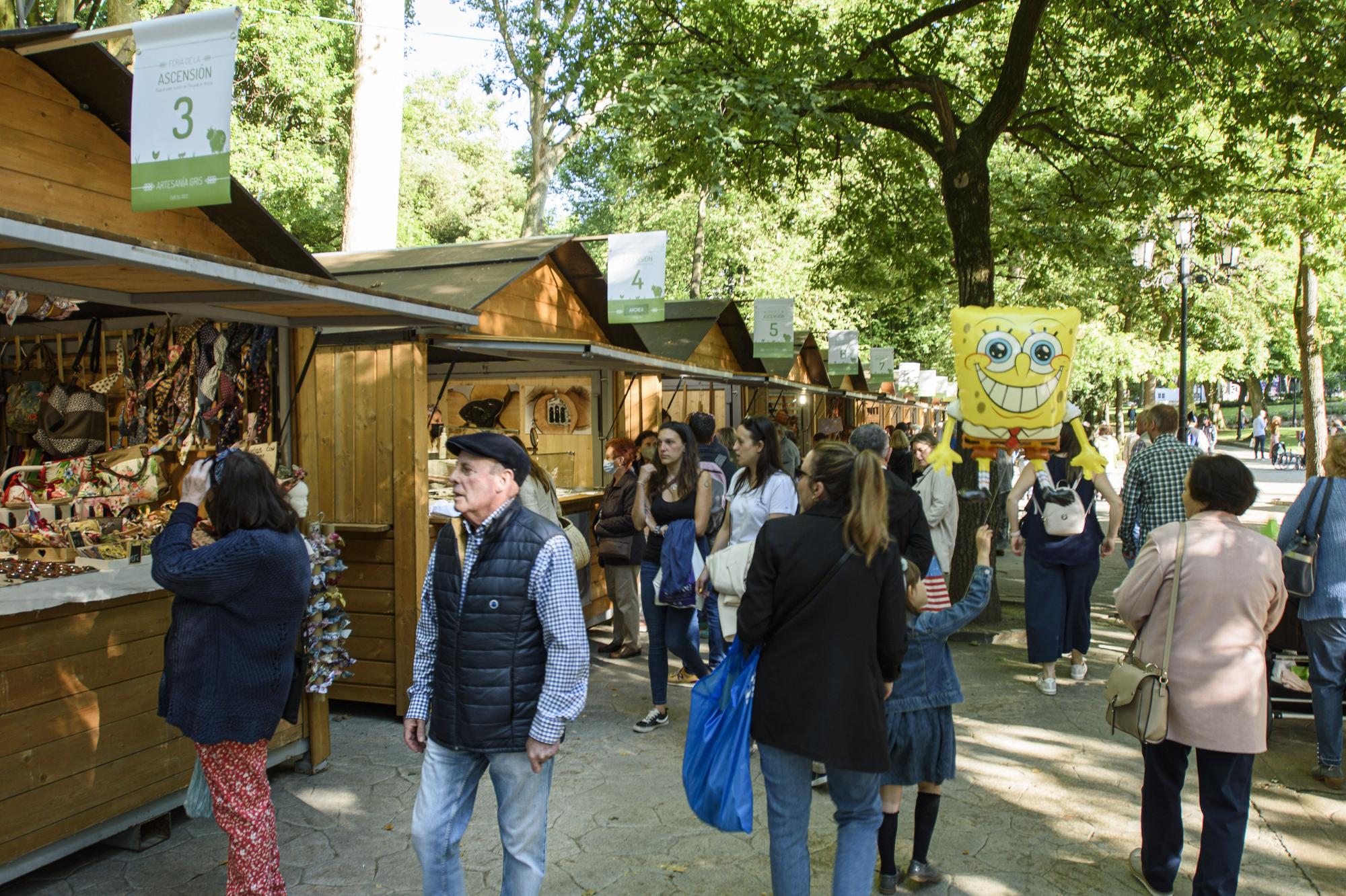 Inauguración de la feria de la Ascensión en Oviedo