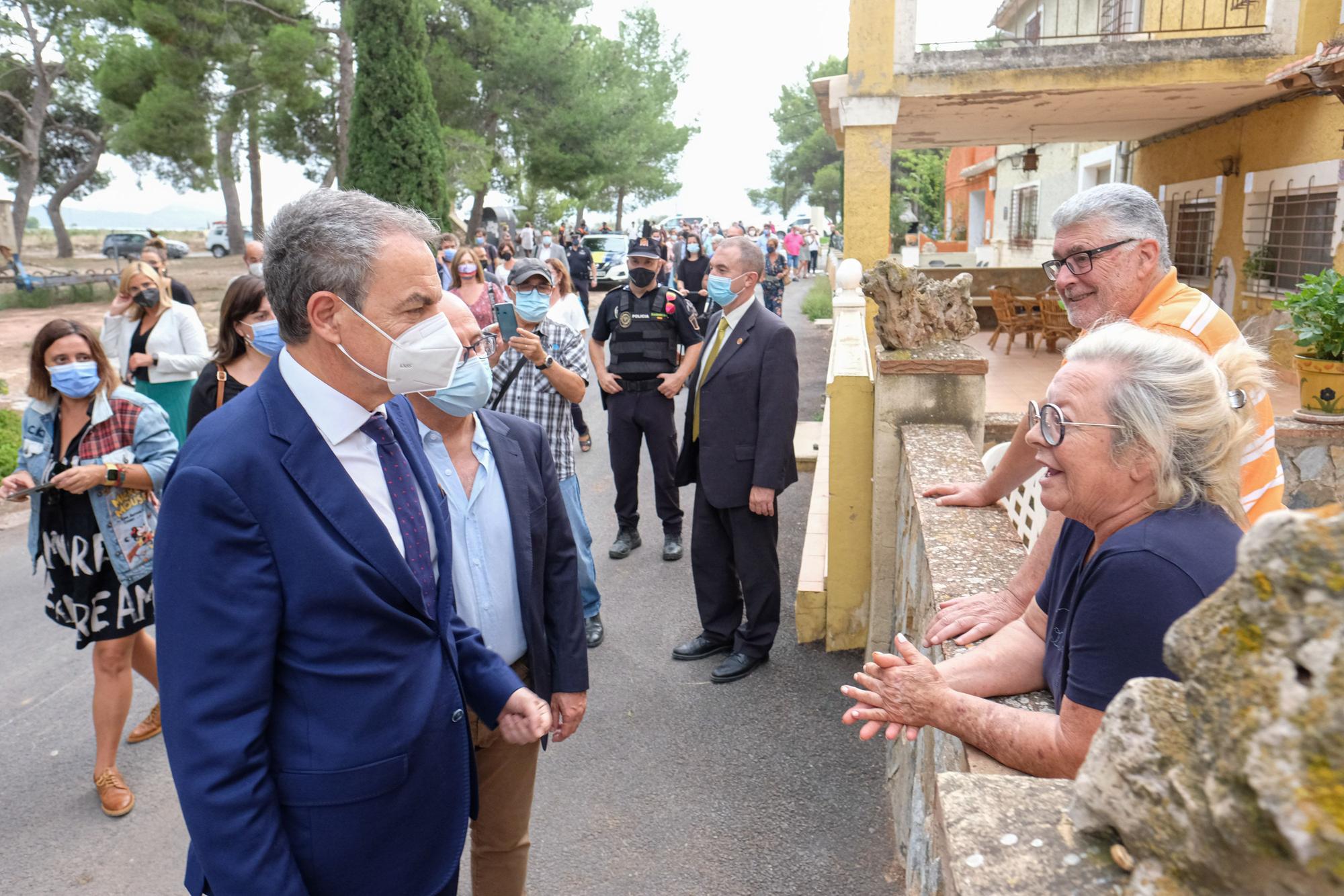 Visita del expresidente Jose Luis Rodríguez Zapatero al Fondó de Monóvar, última sede del gobierno Republicano