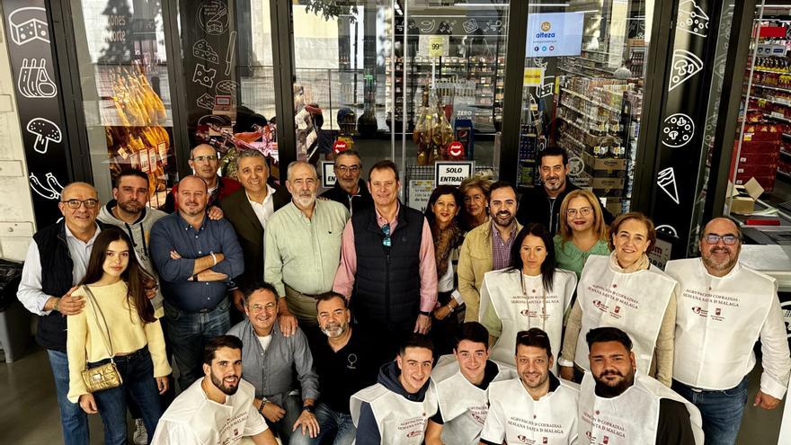 Las cofradías baten récord de participación en su recogida de alimentos solidarias