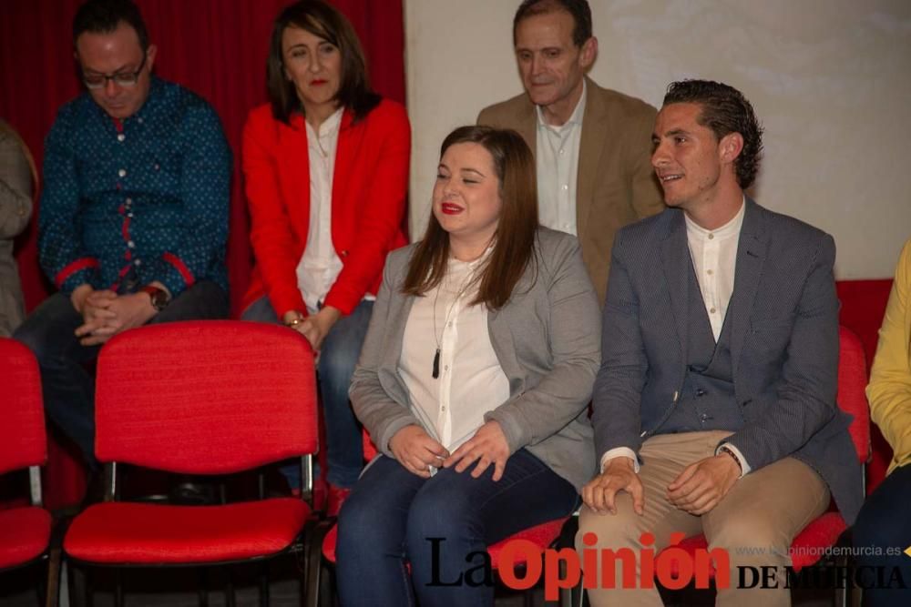 Presentación candidatura PSOE en Caravaca