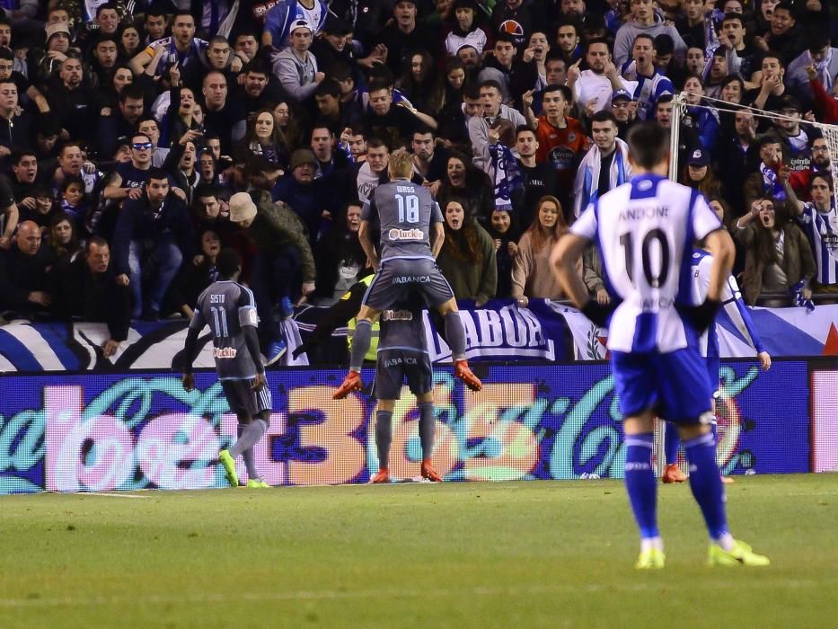 El Dépor cae en el derbi ante el Celta