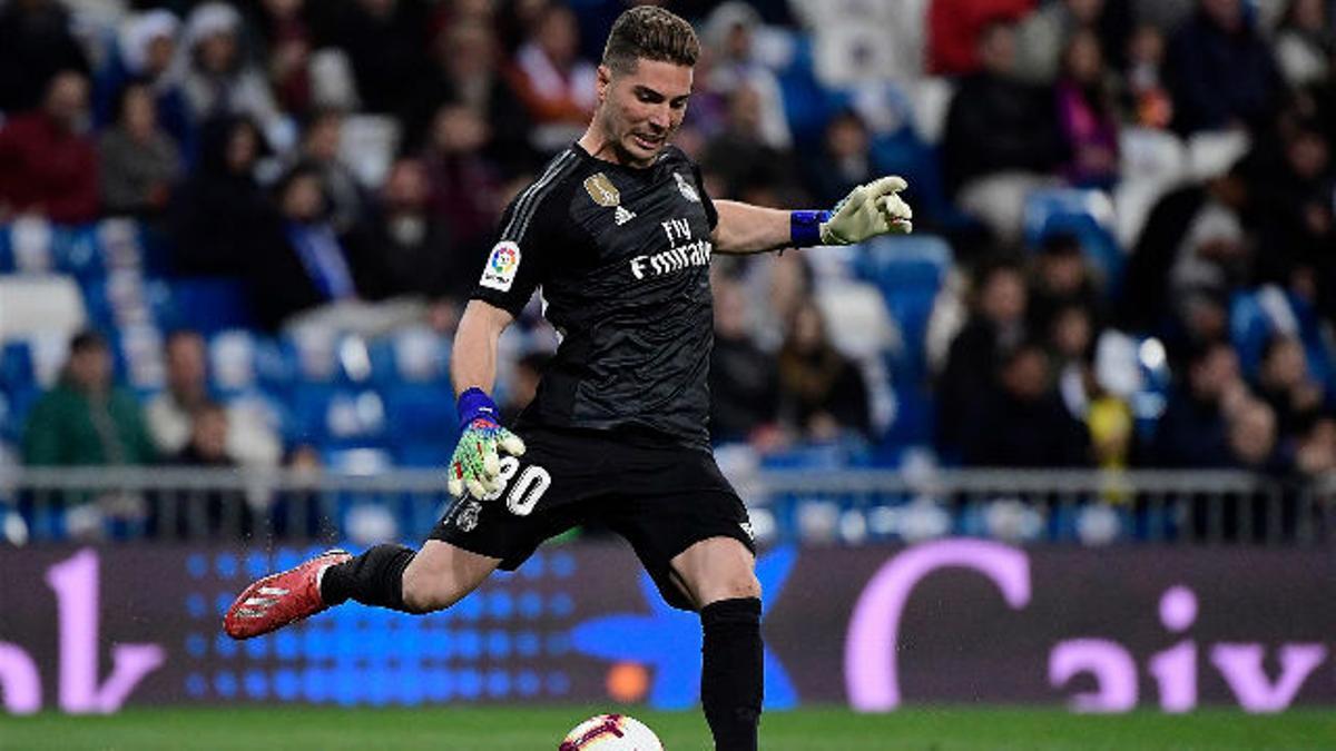 Luca Zidane fue titular ante el Huesca