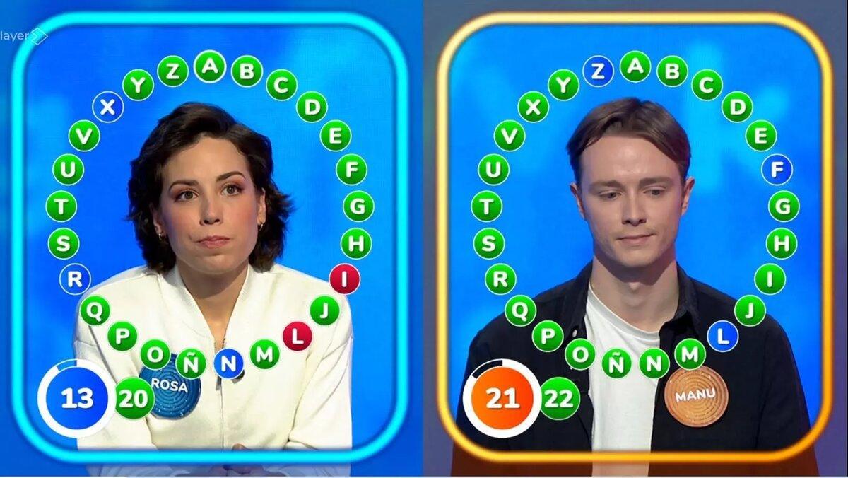 Rosa y Manu, en el rosco de Pasapalabra