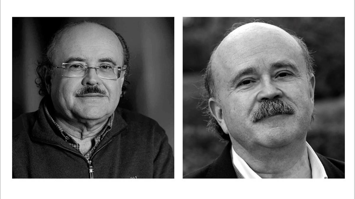 Josep Lluís y Rodolf Sirera en imágenes de archivo.