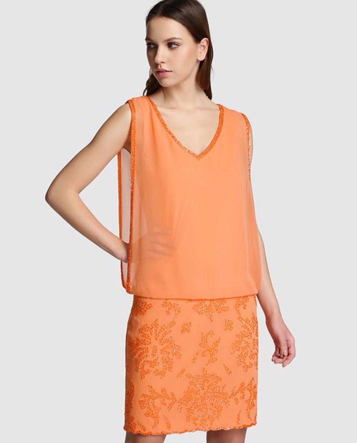 Vestido naranja, El Corte Inglés