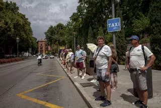 Taxis en Mallorca: Muchas colas y poco servicio en el centro de Palma