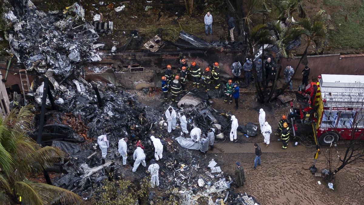 Investigación del avión accidentado en Brasil