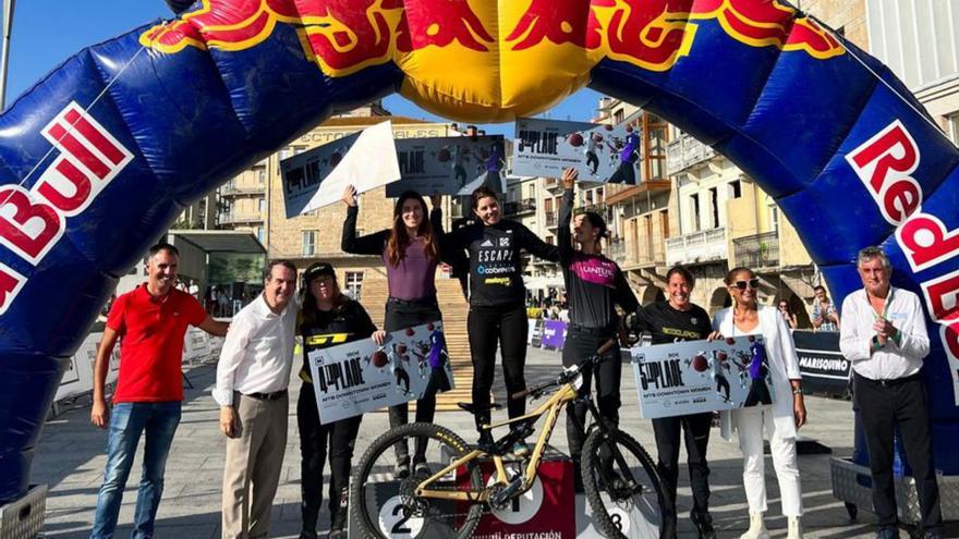 La ciclista  benaventana Sara Yusto gana el “O Marisquiño”