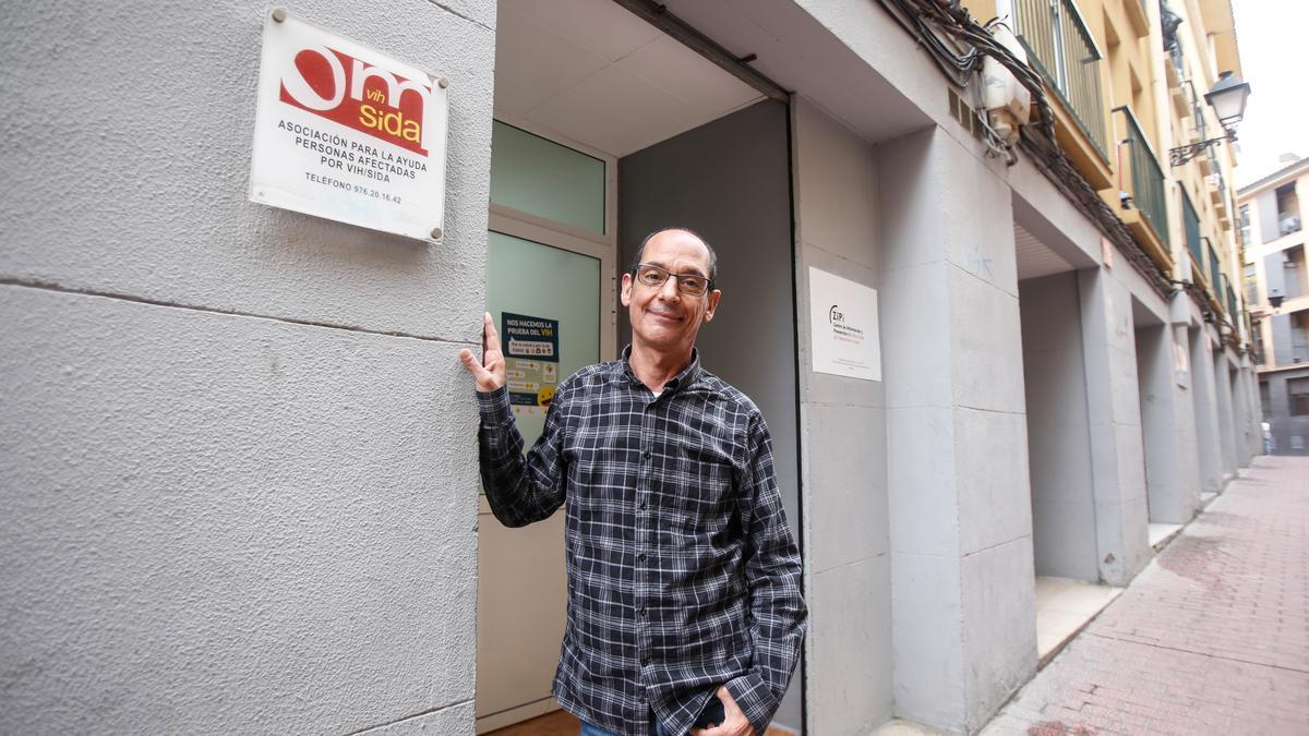 Juan Ramón Barrios, en la sede de Omsida Aragón.