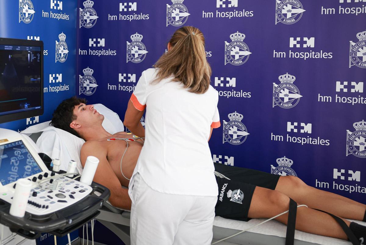 Los jugadores del Dépor pasan las pruebas médicas