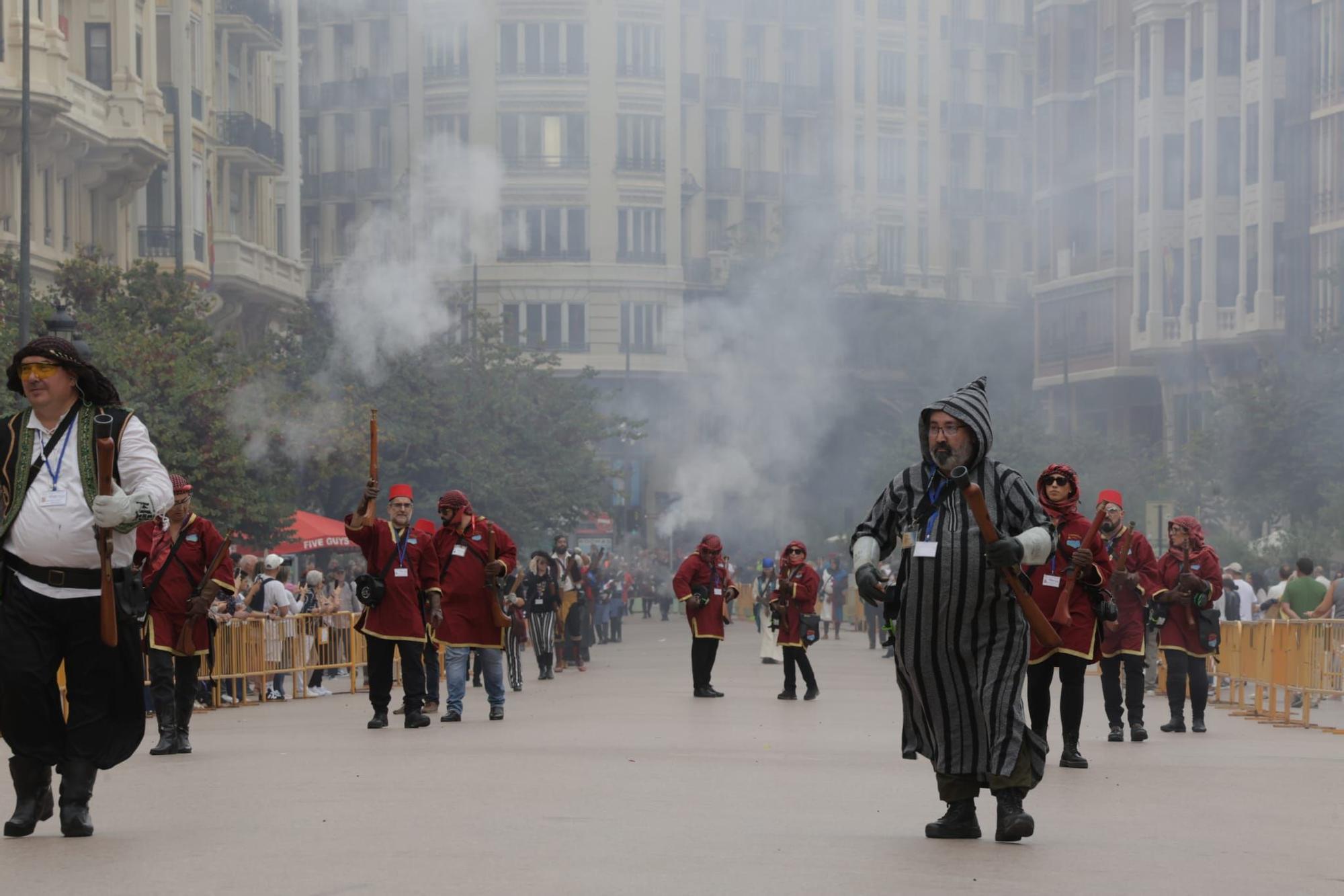 Trabucà en el centro de València