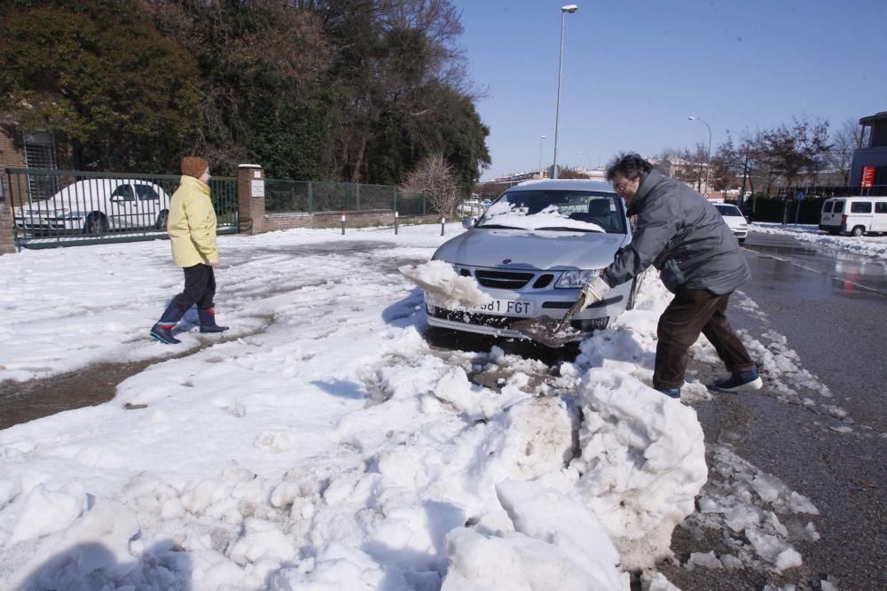 La nevada del març de 2010 a Girona