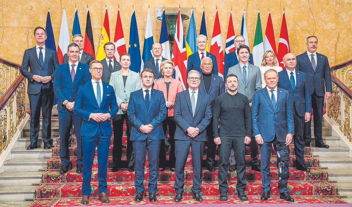 Cumbre para debatir sobre la seguridad europea y Ucrania celebrada en Londres, el 2 de marzo de 2025.