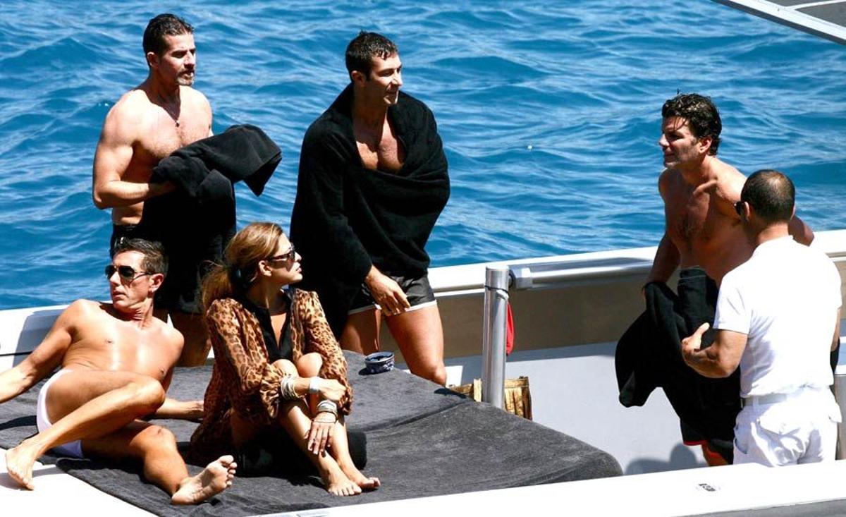 Eva Mendes, invitada de lujo en el barco de Dolce y Gabbana