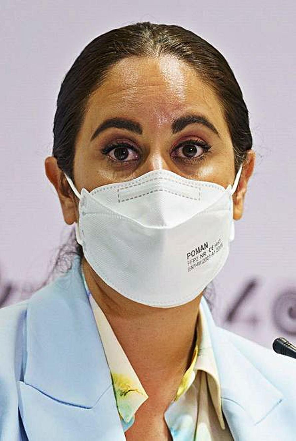 La portavoz de Cs, Vidina Espino. | |