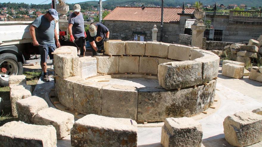 Comienza la reconstrucción del campanario de Reboreda