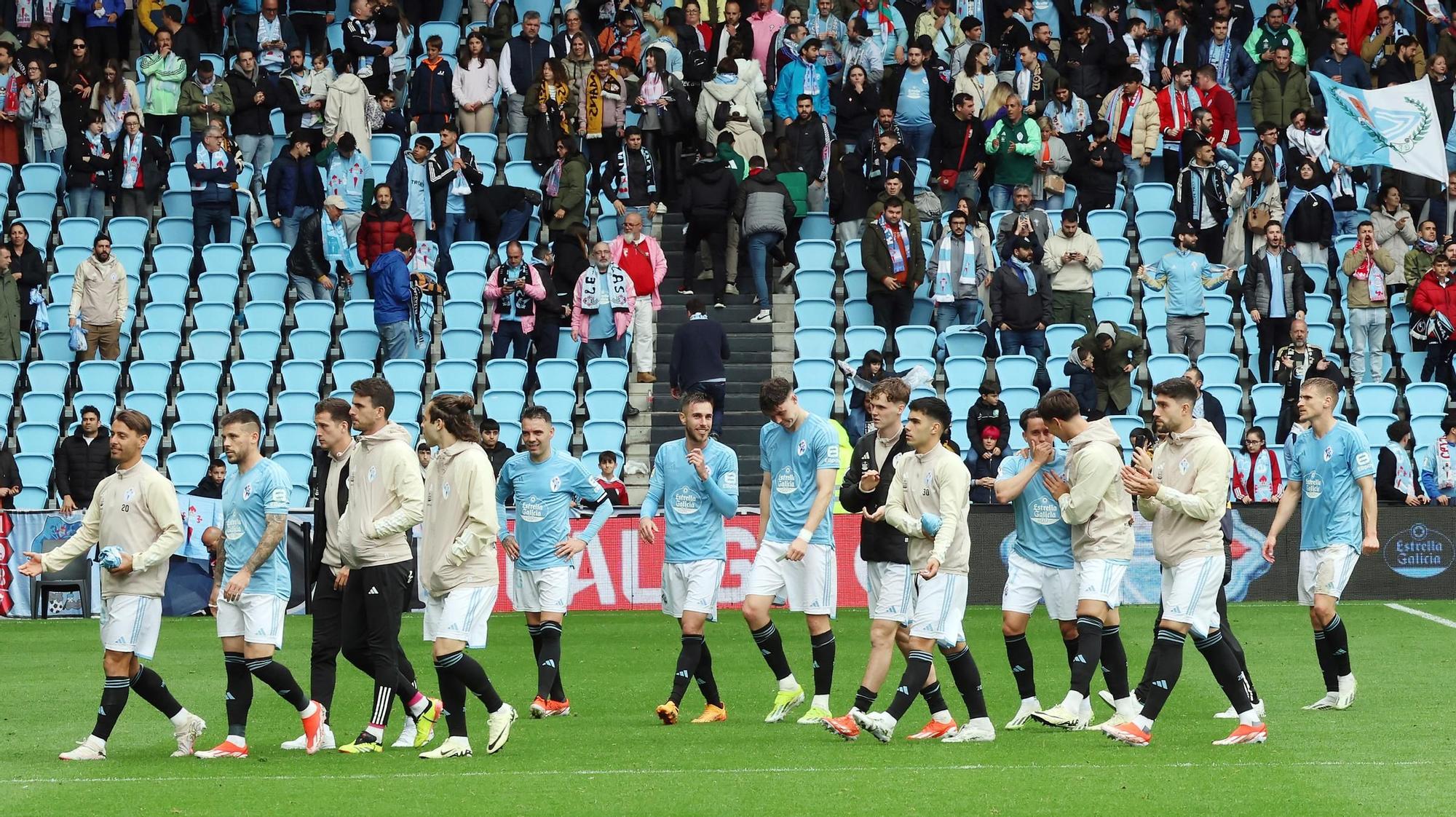 El Celta-Villarreal, en imágenes