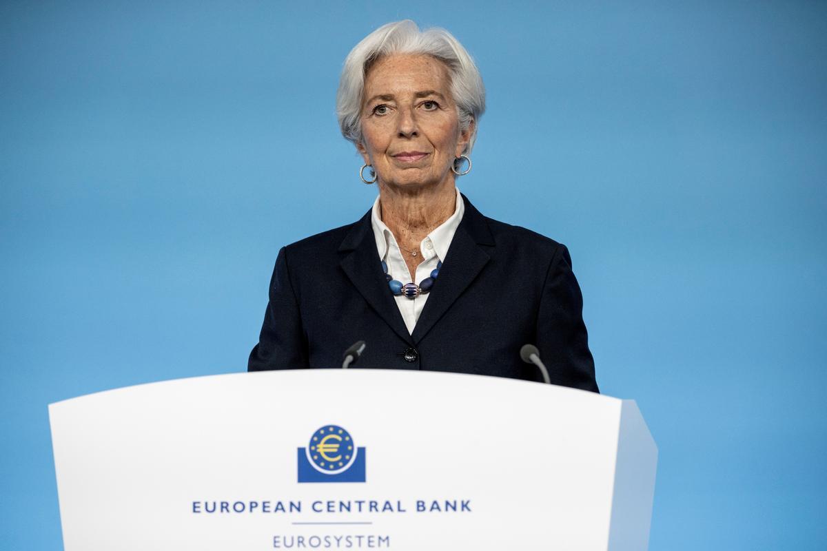 La presidenta del BCE, Christine Lagarde. 